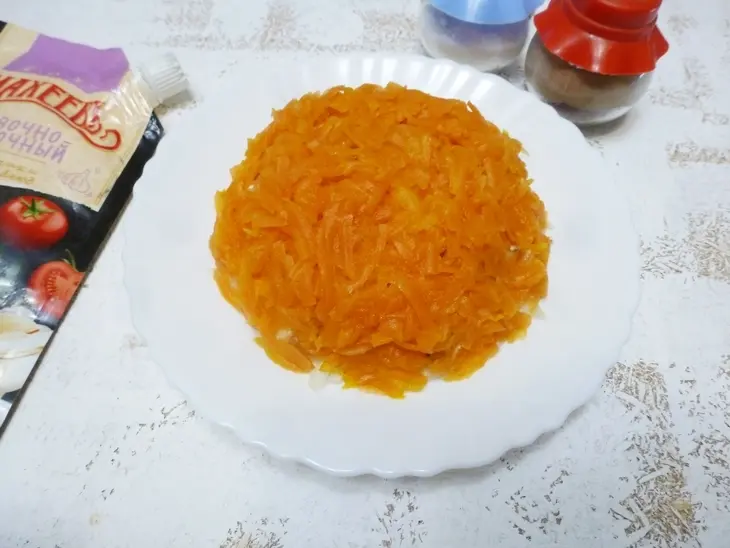 Салат с курицей и дайконом: шаг 8