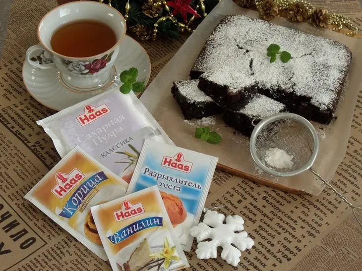 Шоколадный пирог с цедрой и цукатами: шаг 13