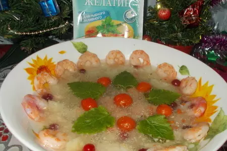 Рыбное заливное из морского окуня и форели: шаг 3