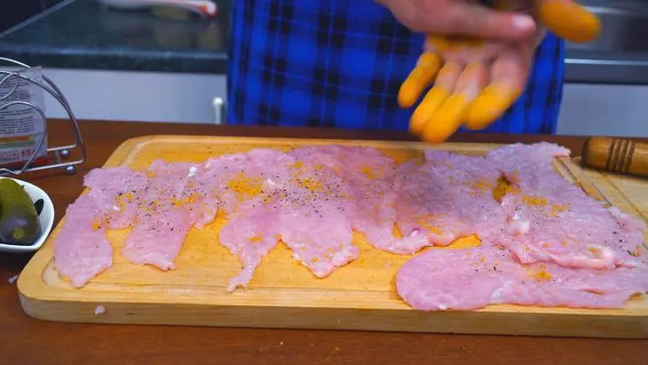 Мясная горячая закуска: шаг 2