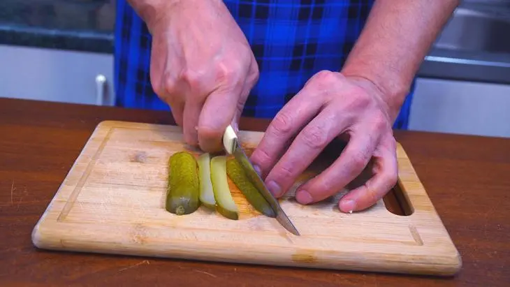 Мясная горячая закуска: шаг 4