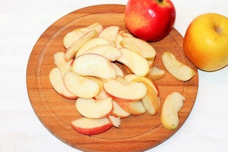 Творожный пирог с яблочно-малиновым суфле  : шаг 9