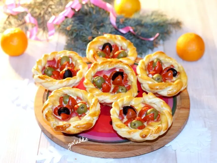 Закусочные корзиночки с помидорами черри: шаг 11