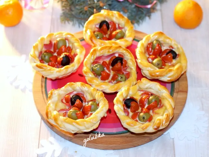 Закусочные корзиночки с помидорами черри: шаг 12