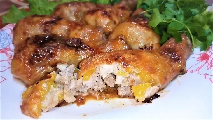 Сочные фаршированные куриные ножки: шаг 2
