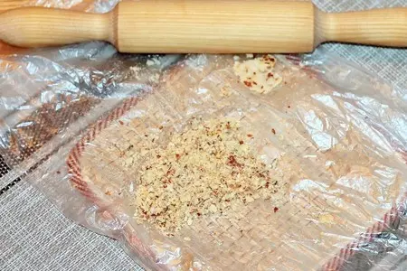 Медовое печенье с орехом и корицей: шаг 3