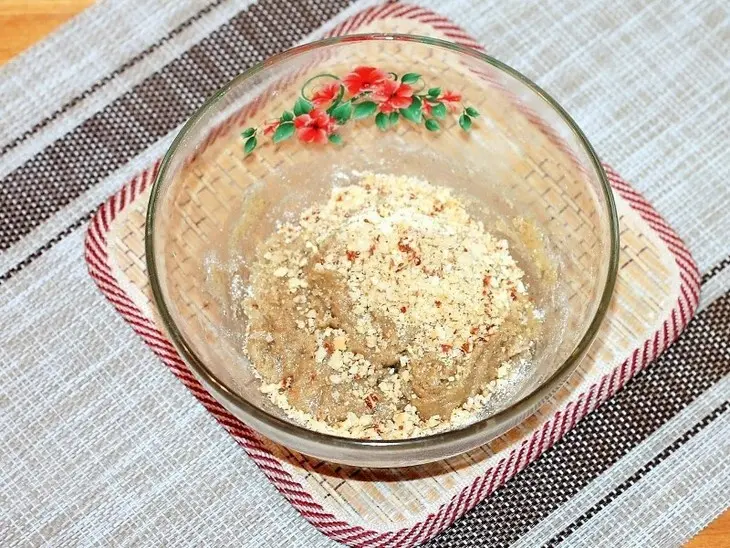 Медовое печенье с орехом и корицей: шаг 5