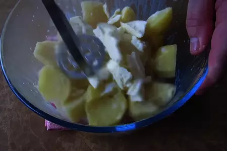 Пицца с картофельным пюре: шаг 5