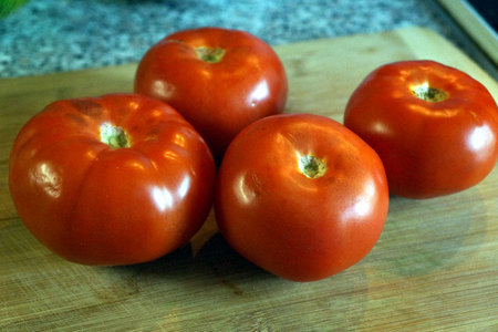 Фаршированные помидоры в духовке: шаг 1