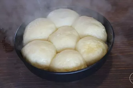 Булочки на пару, без духовки: шаг 5