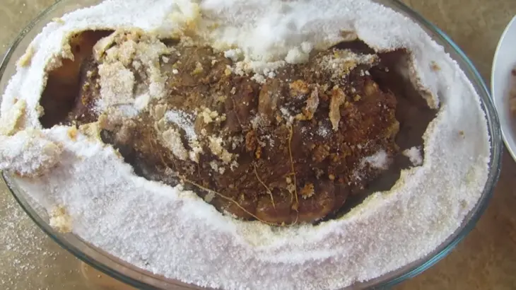 Мясо в духовке - вместо колбасы: шаг 5