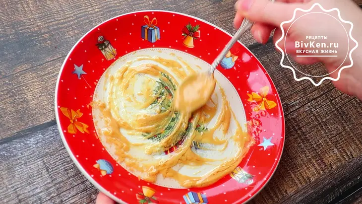 Винегрет с огурцом и горошком: шаг 6