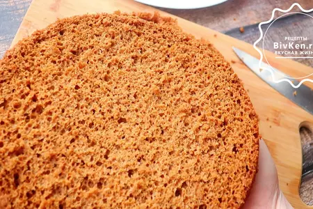 Медовый торт без раскатки коржей: шаг 7