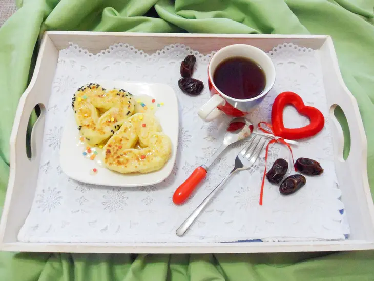 Сырники "сердечные": шаг 13
