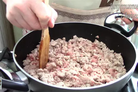 Заливной пирог с картофелем и мясом: шаг 2