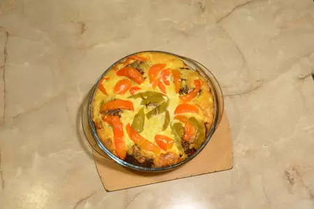 Картофельная запеканка с сыром и мясным фаршем: шаг 4