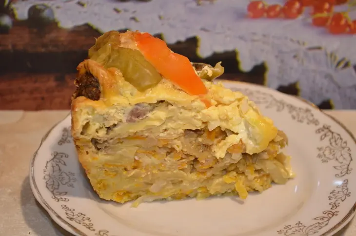 Картофельная запеканка с сыром и мясным фаршем: шаг 5