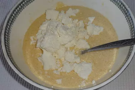 Творожные кексы с клюквой: шаг 3