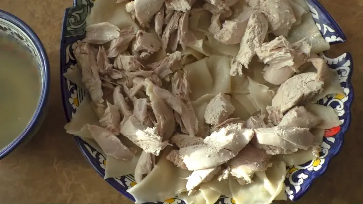 Бешбармак с курицей: шаг 8