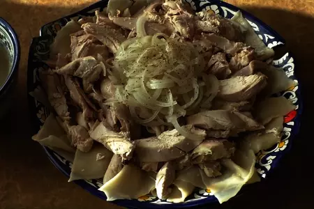 Бешбармак с курицей: шаг 9