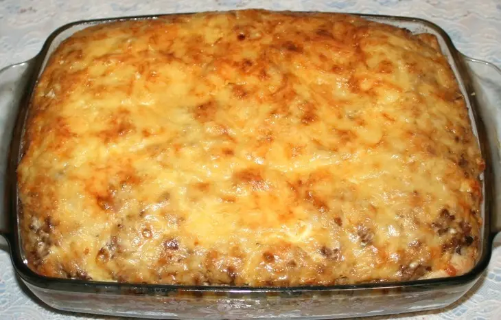 Лазанья из слоеного теста с курицей и грибами: шаг 13
