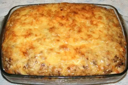 Лазанья из слоеного теста с курицей и грибами: шаг 13