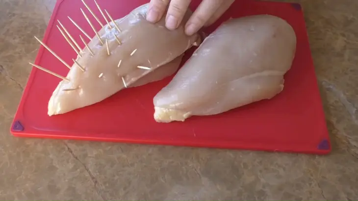 Очень сочная куриная грудка в духовке: шаг 3