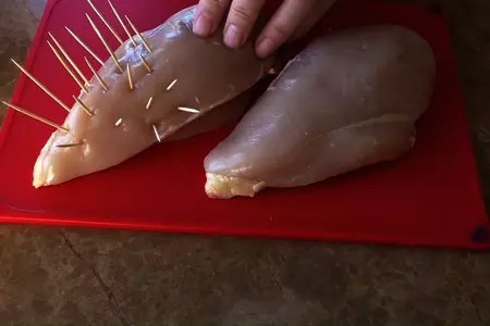 Очень сочная куриная грудка в духовке: шаг 3