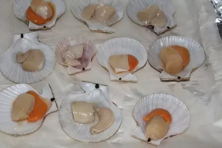 Морской гребешок с пармезаном и сливочным маслом: шаг 3