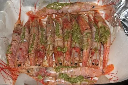 Лангустины фаршированные соусом песто: шаг 4