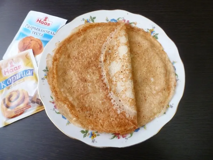 Блинный торт с кокосово-сливочным желе и фруктами #масленица: шаг 5