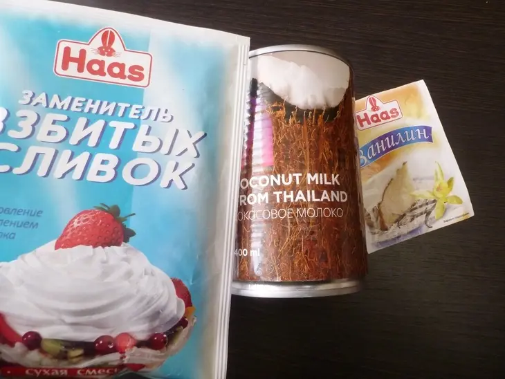 Блинный торт с кокосово-сливочным желе и фруктами #масленица: шаг 7