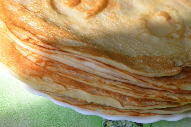 Блины на кефире с кипятком #масленица: шаг 5