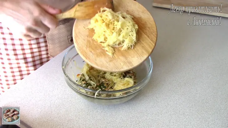 Постные котлеты с грибами, картофелем и овсяными хлопьями: шаг 6