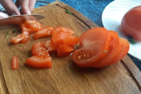 Салат с овощами и сыром фета: шаг 2