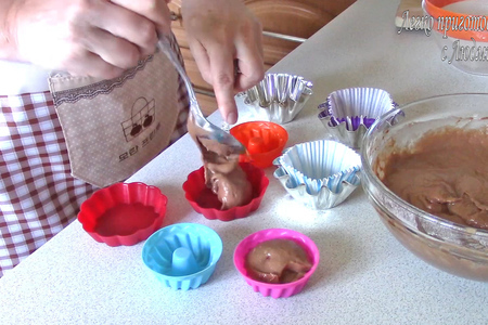 Постные шоколадные кексы: шаг 7
