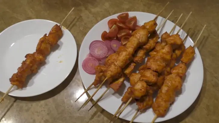 Куриные шашлычки в духовке: шаг 6