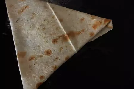 Ленивые хачапури из лаваша: шаг 4