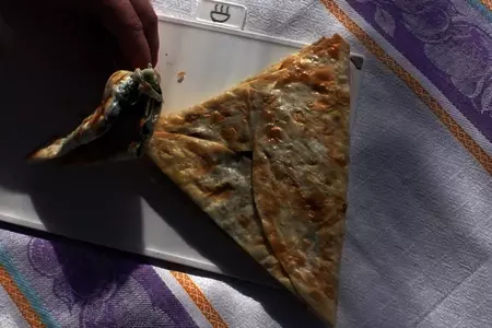 Ленивые хачапури из лаваша: шаг 5