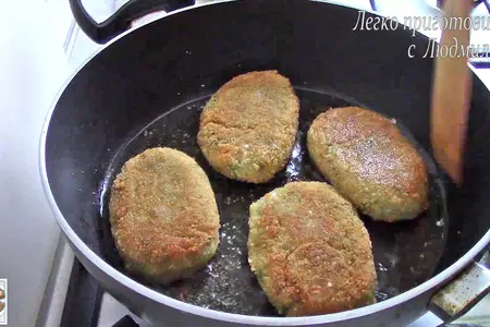 Постные (вегетарианские) капустные котлеты: шаг 9