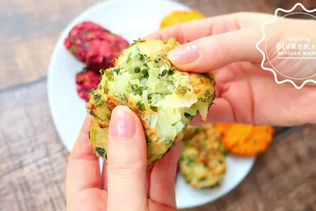 Овощные котлеты 3 вкуса: шаг 2