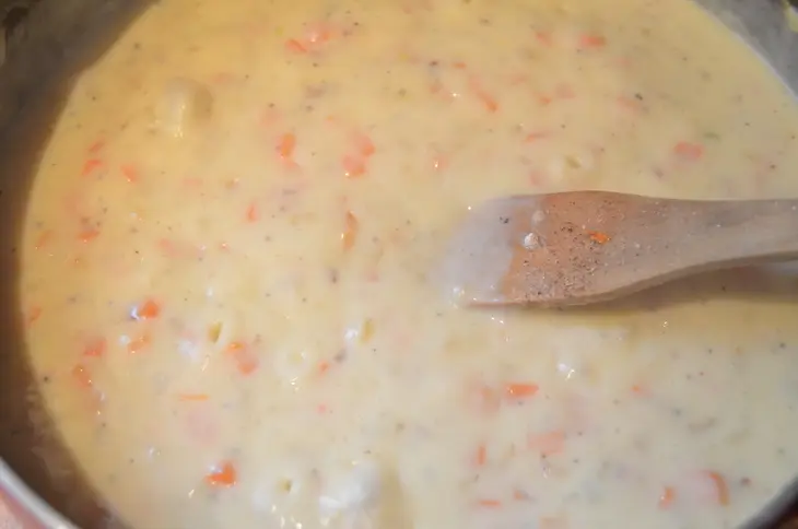 Ракушки, фаршированные жульеном из кальмаров.: шаг 4