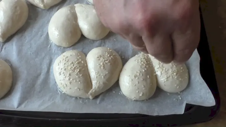 Булочки сердечки: шаг 6