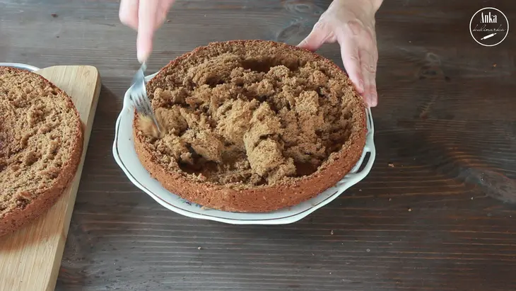Торт шоколадный с орехами: шаг 5