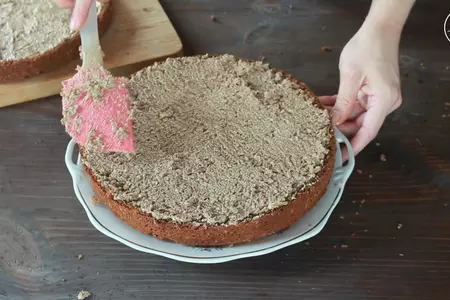 Торт шоколадный с орехами: шаг 7