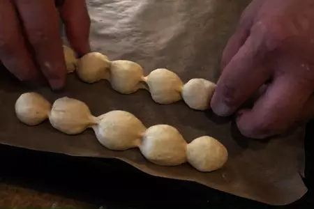 Домашние булочки с сыром: шаг 3