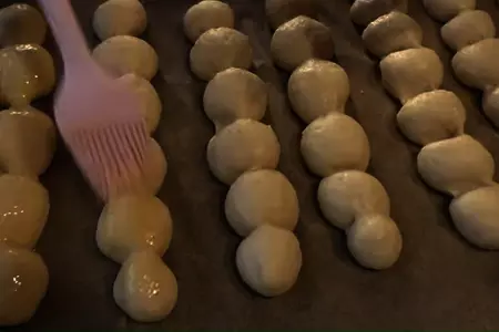 Домашние булочки с сыром: шаг 4