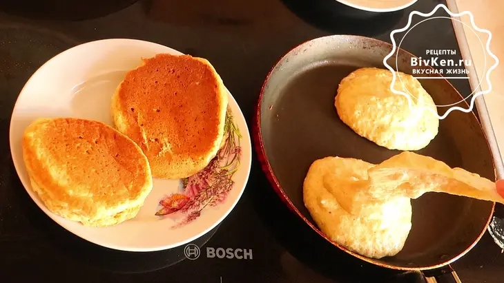 Воздушные японские оладьи как суфле: шаг 5