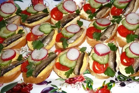 Мини-бутерброды со шпротами #махеевънаприроде: шаг 6