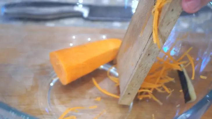 Закуска из баклажанов с морковью по-корейски: шаг 3